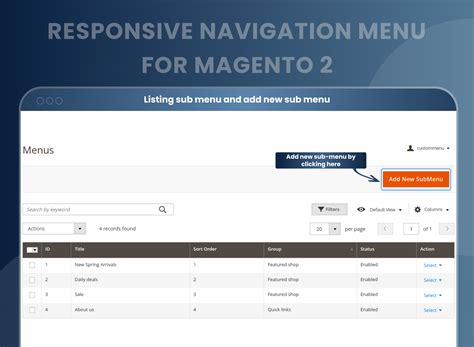 magento 2 custom navigation menu|Set Up Top Navigation Menu in Magento 2 .